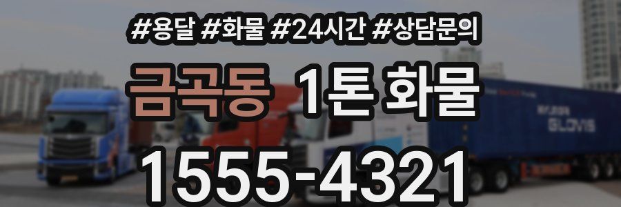 금곡동 1톤 화물