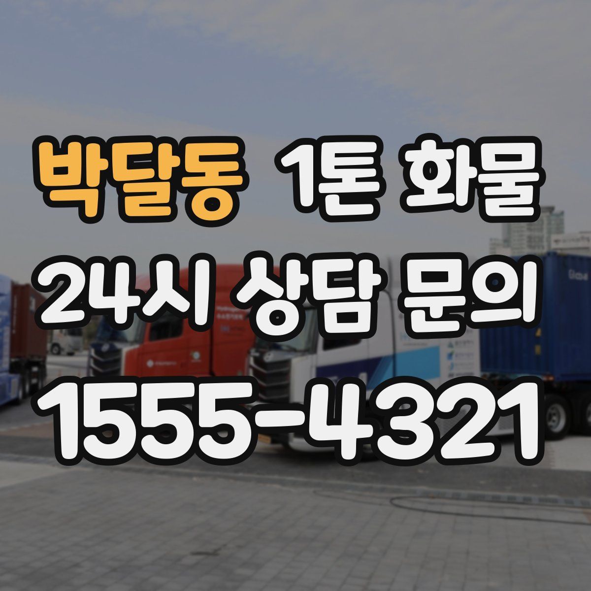 박달동 1톤 화물
