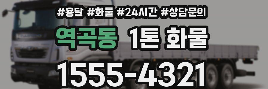 역곡동 1톤 화물