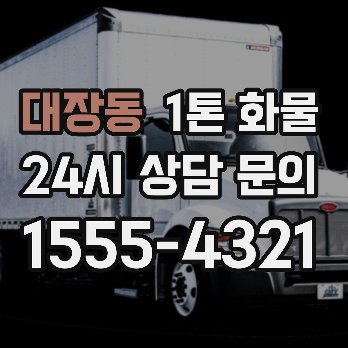 대장동 1톤 화물