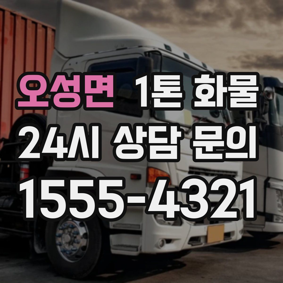 오성면 1톤 화물