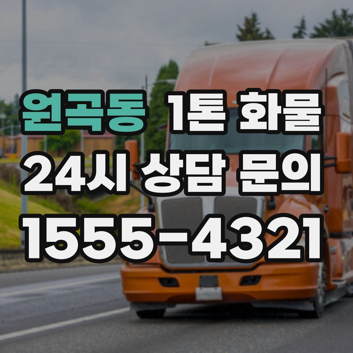 원곡동 1톤 화물