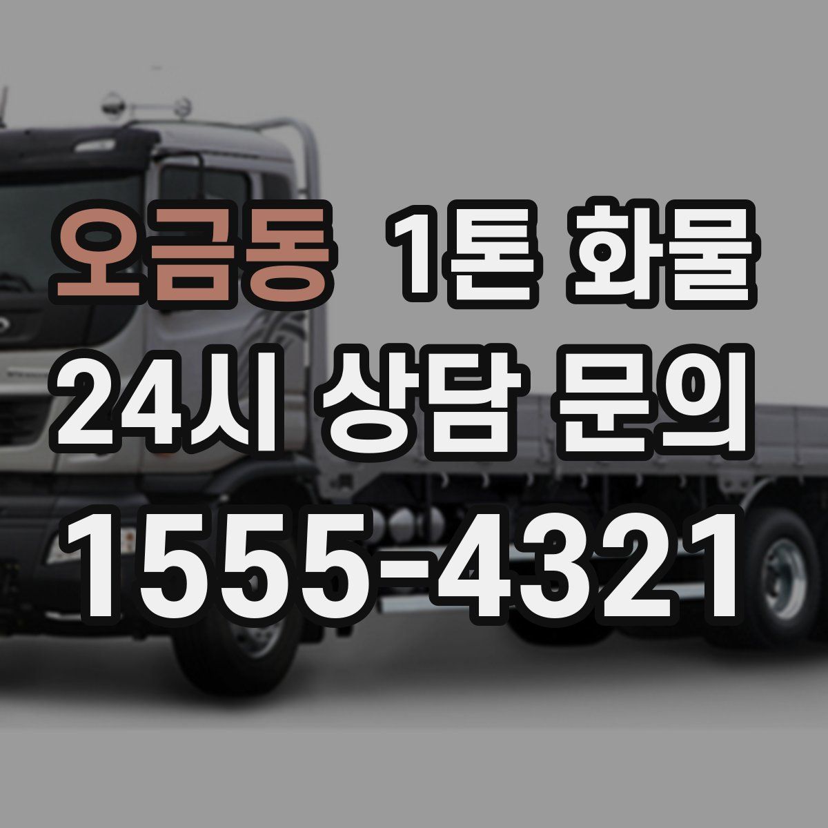 오금동 1톤 화물