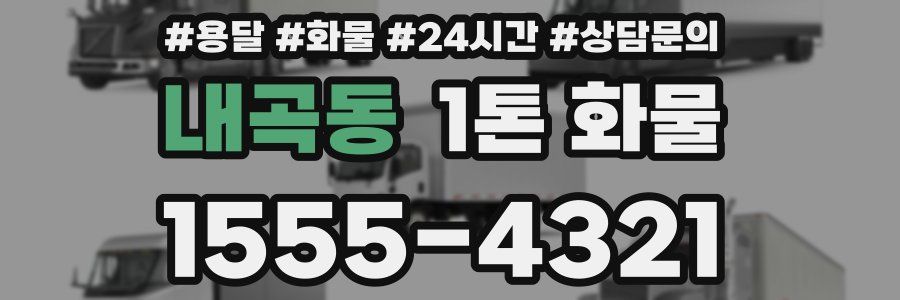 내곡동 1톤 화물