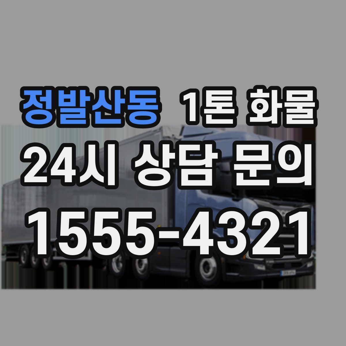 정발산동 1톤 화물