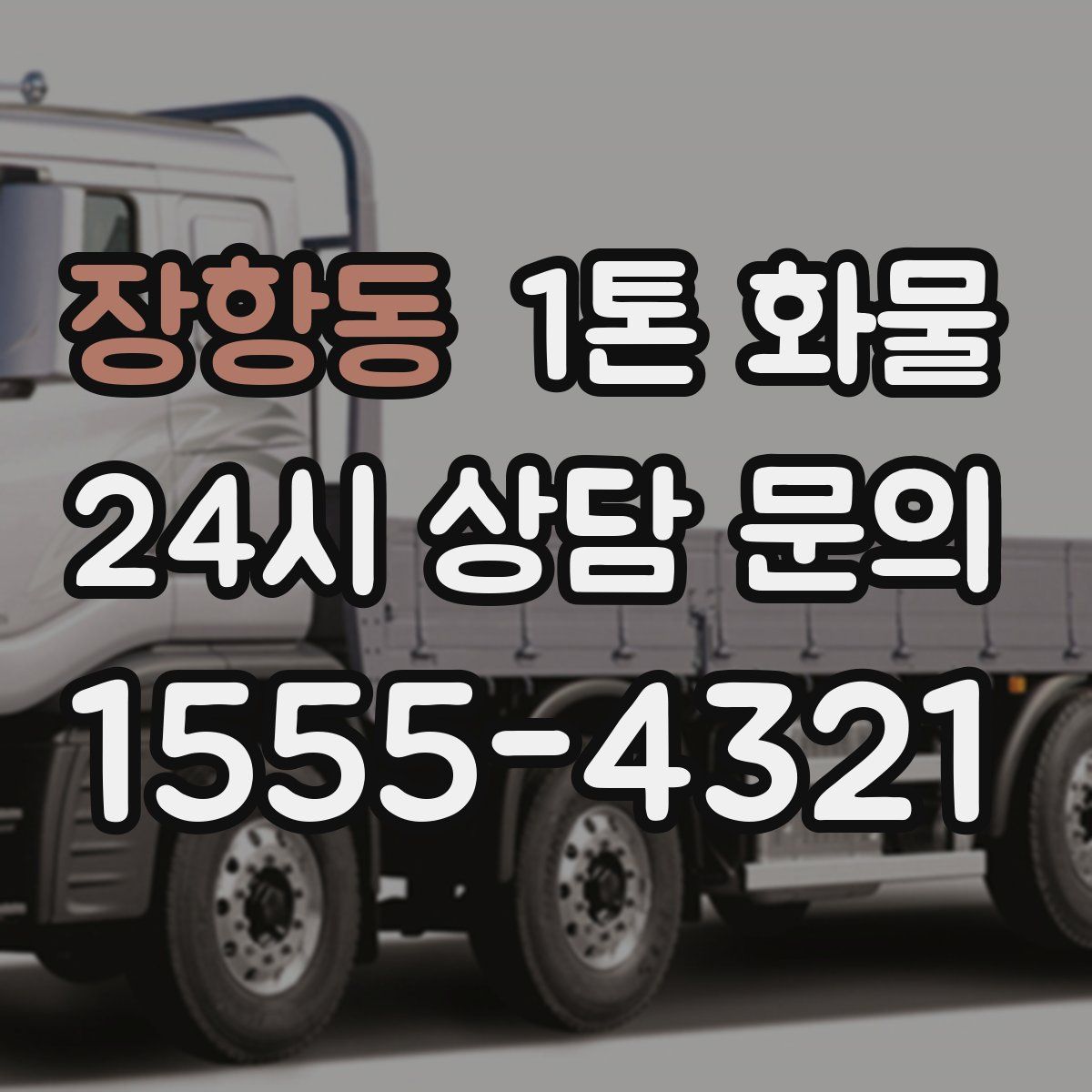 장항동 1톤 화물