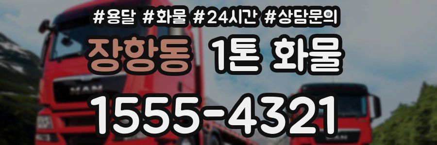 장항동 1톤 화물