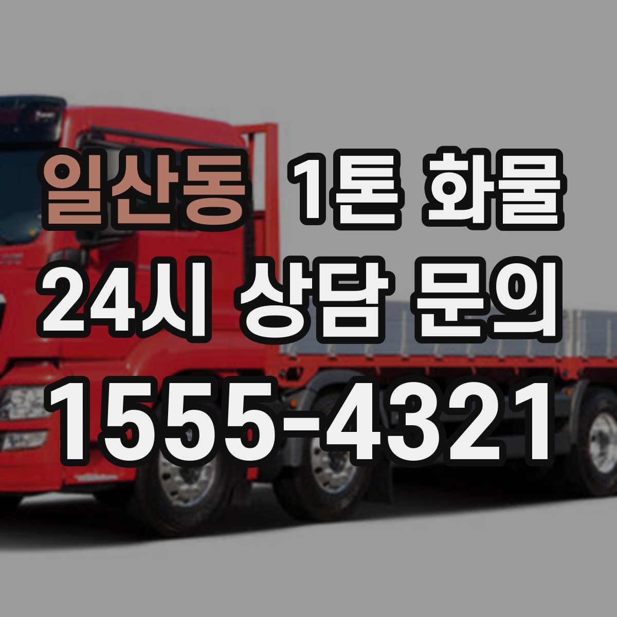일산동 1톤 화물