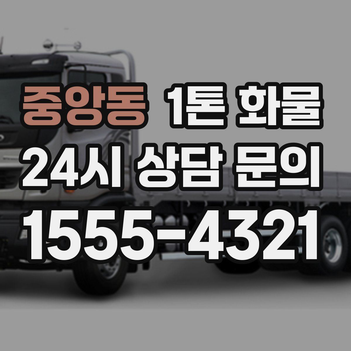 중앙동 1톤 화물