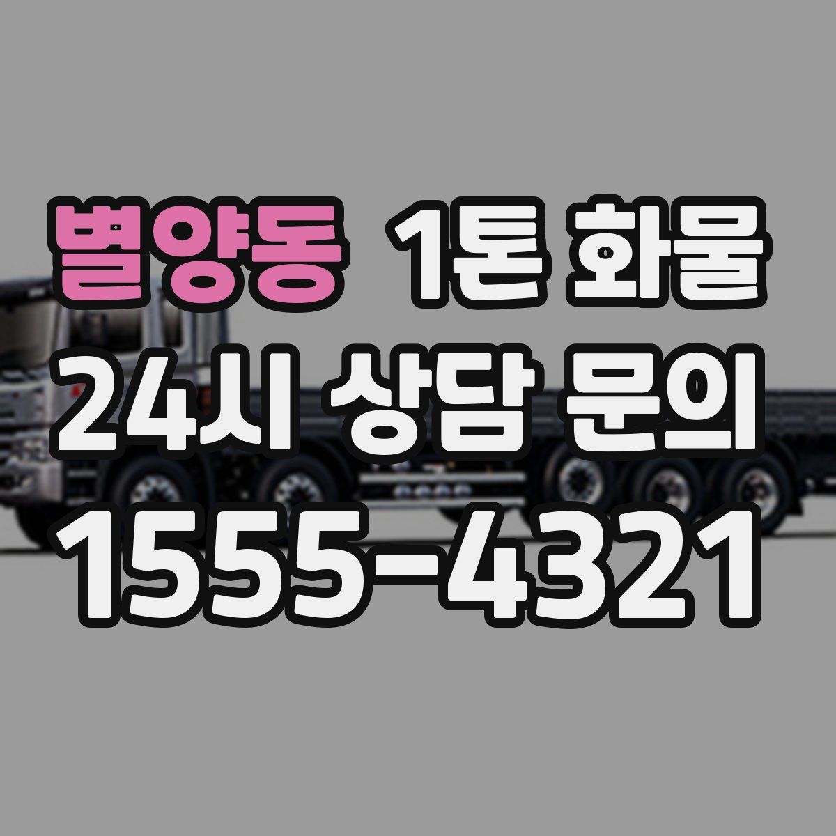 별양동 1톤 화물