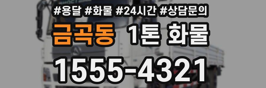 금곡동 1톤 화물