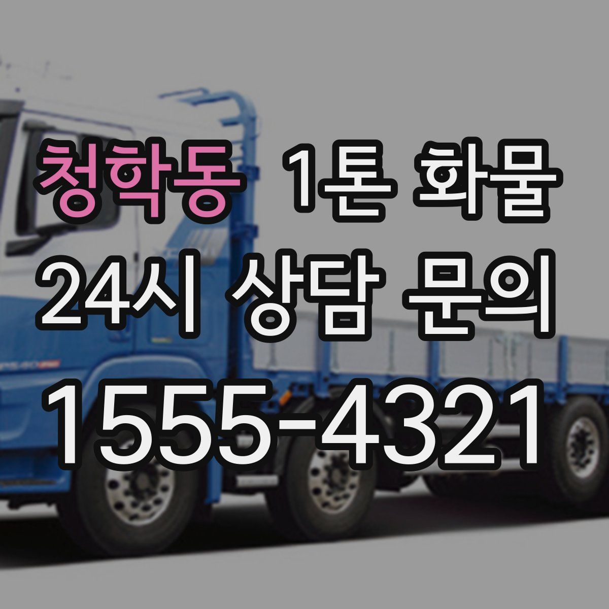 청학동 1톤 화물