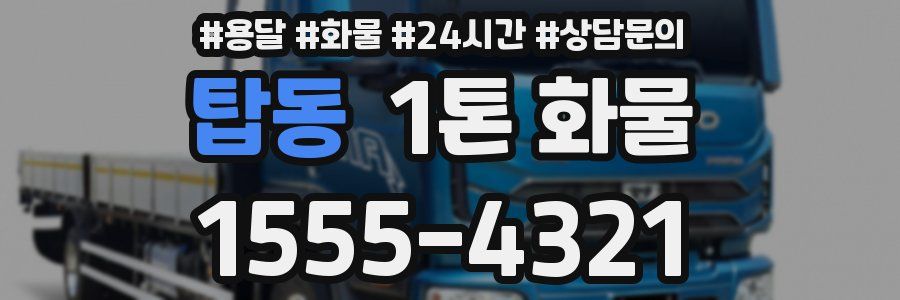 탑동 1톤 화물