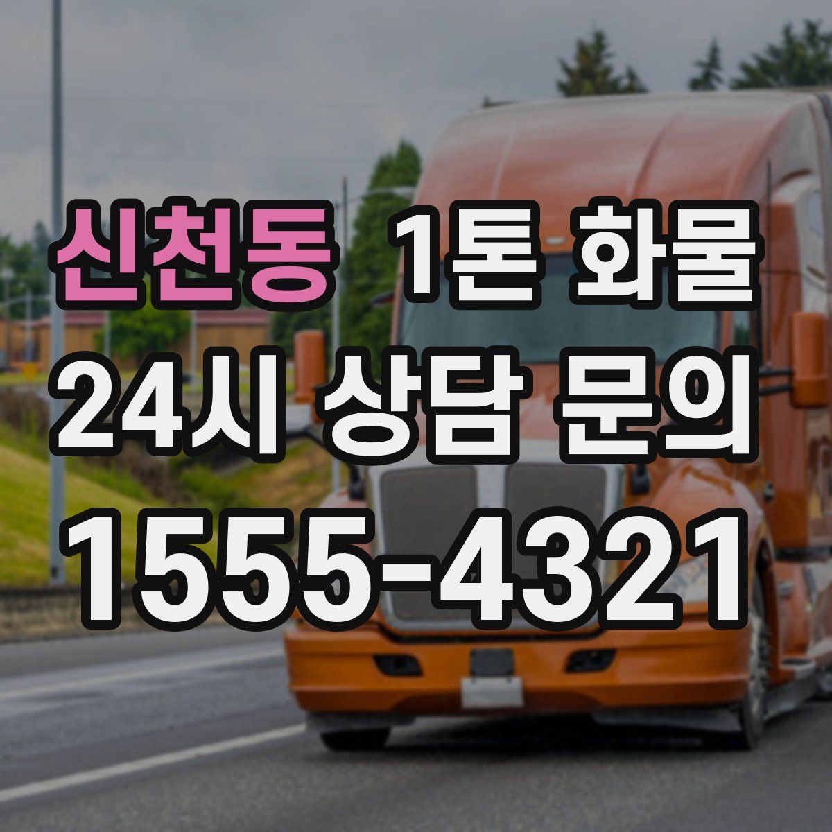 신천동 1톤 화물
