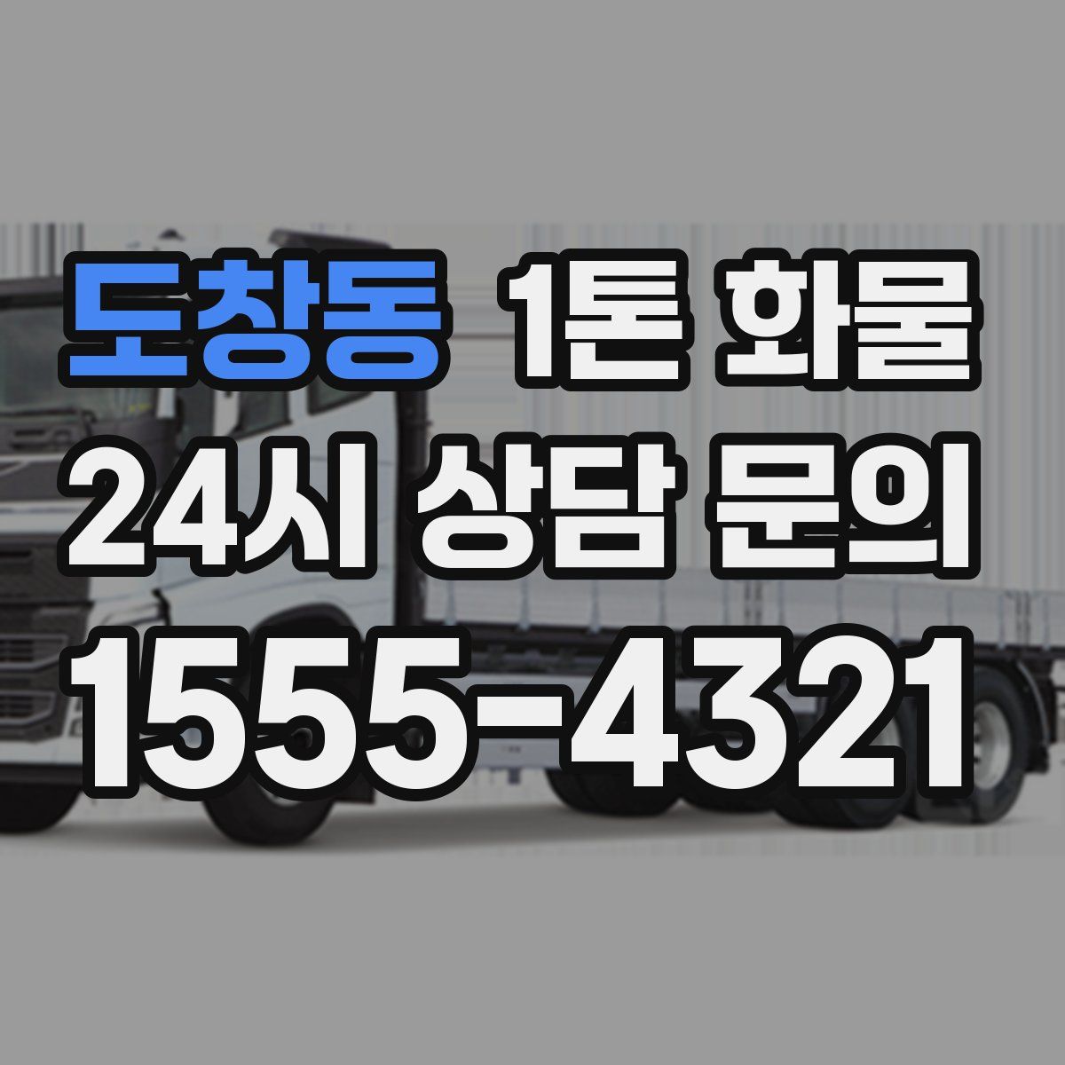 도창동 1톤 화물