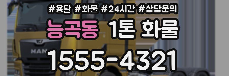 능곡동 1톤 화물
