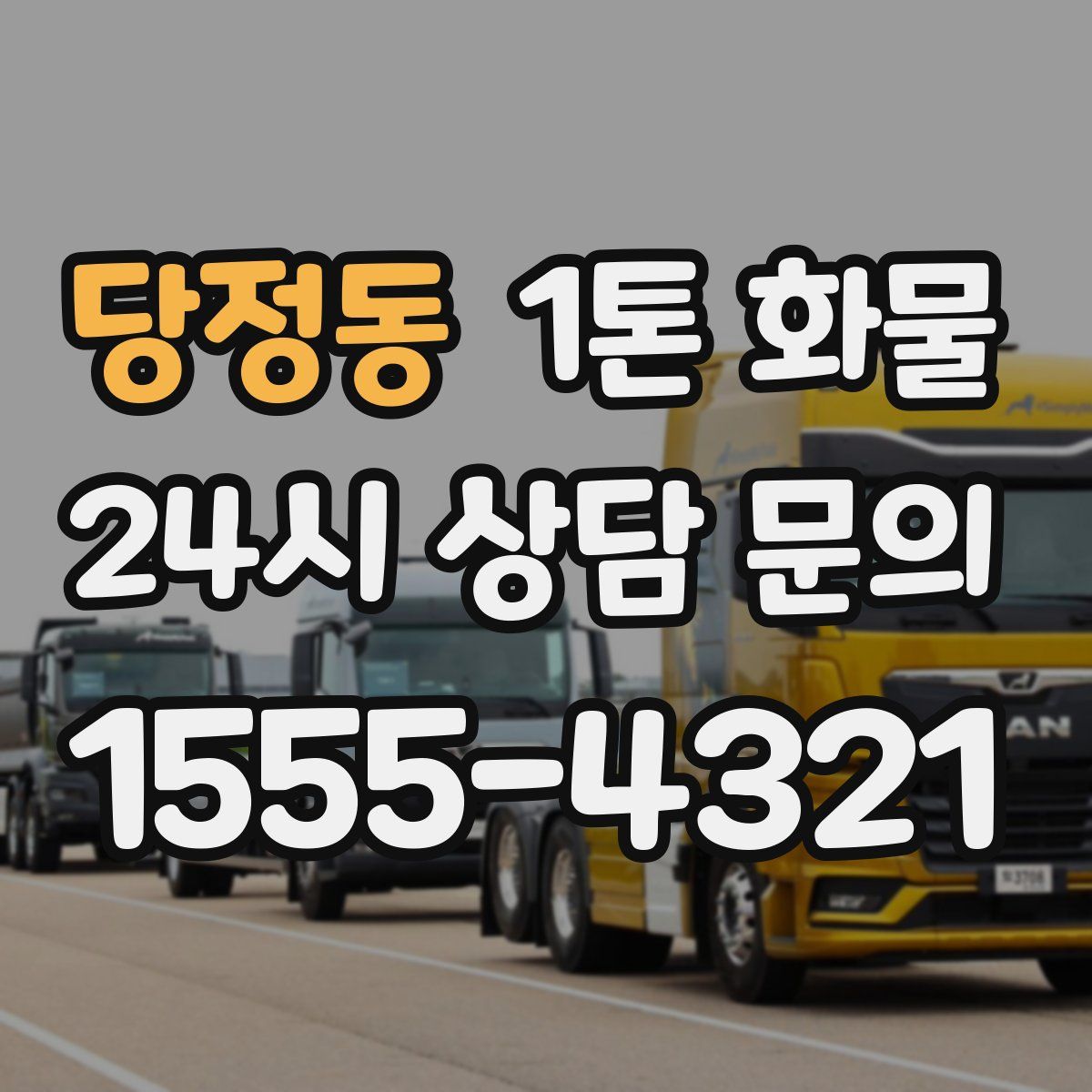 당정동 1톤 화물