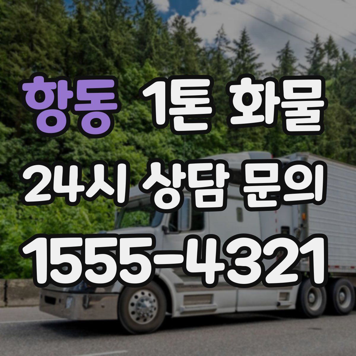 항동 1톤 화물
