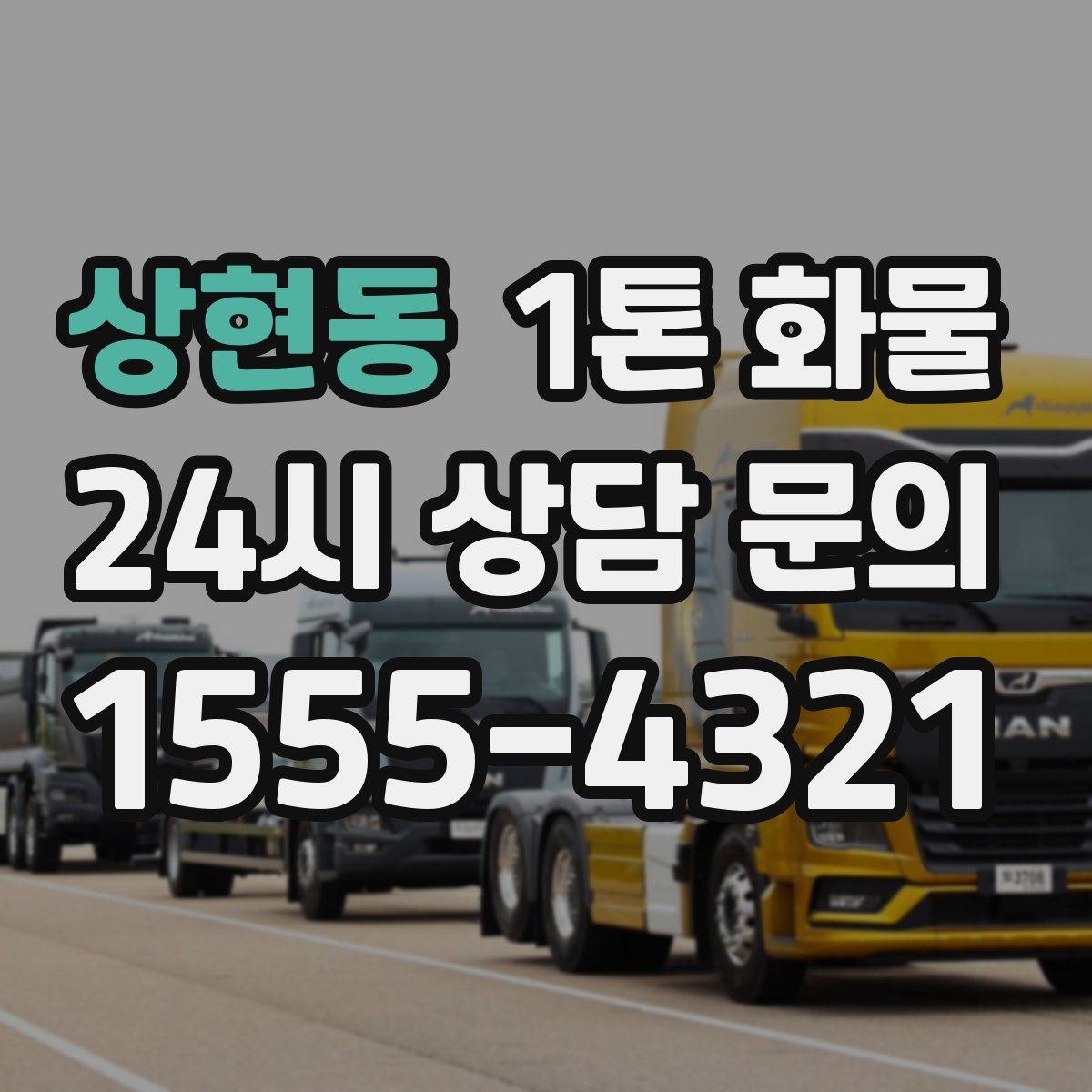 상현동 1톤 화물