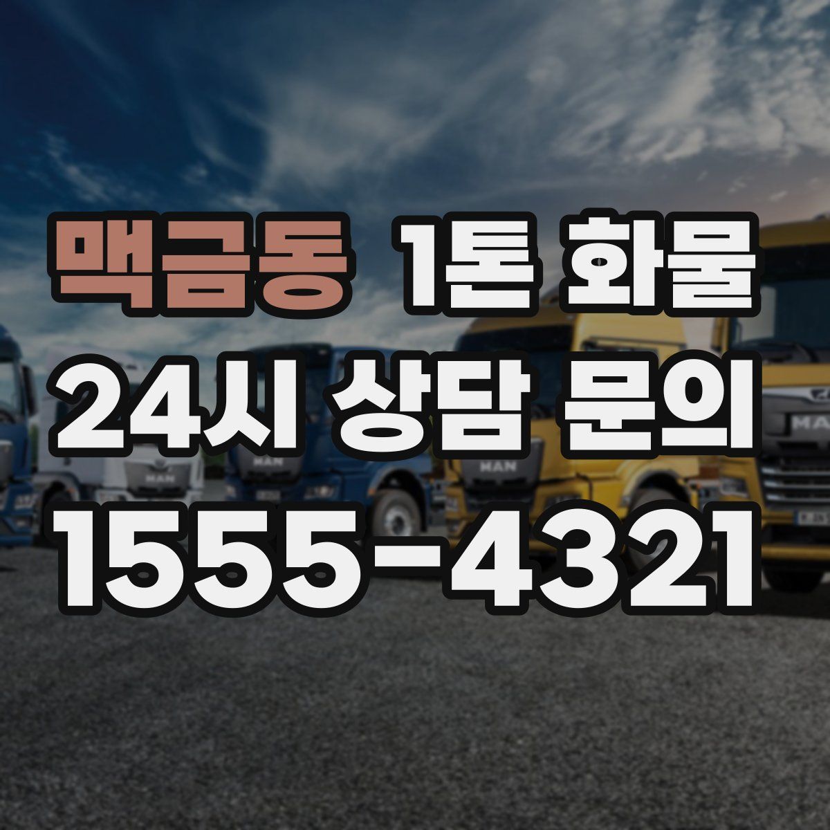 맥금동 1톤 화물