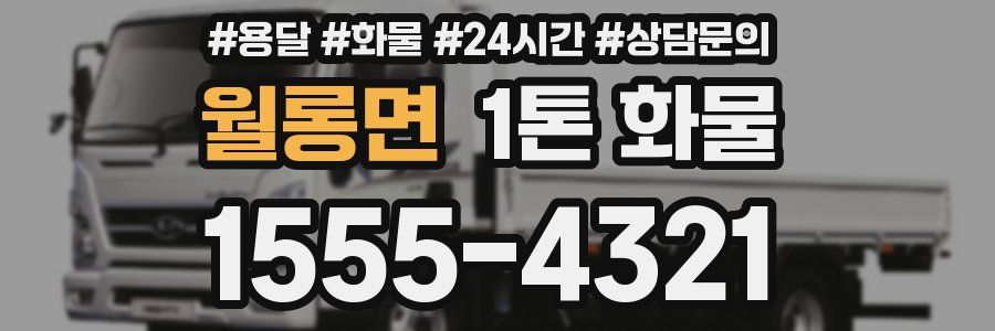 월롱면 1톤 화물