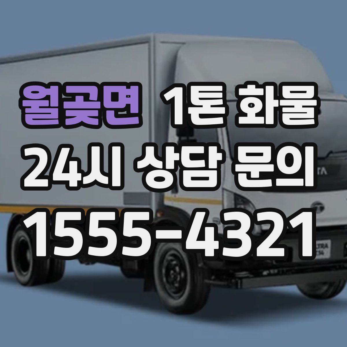 월곶면 1톤 화물