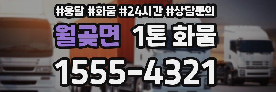 월곶면 1톤 화물