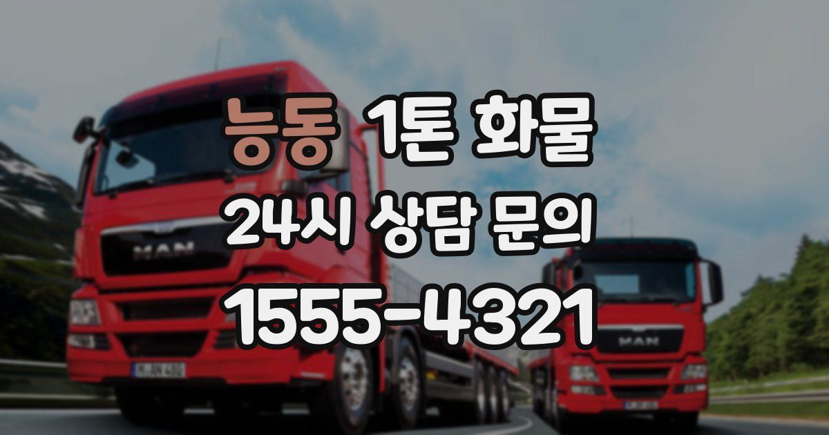 능동 1톤 화물