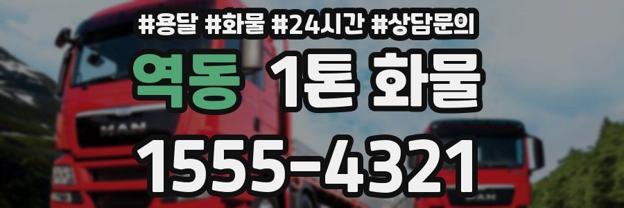 역동 1톤 화물
