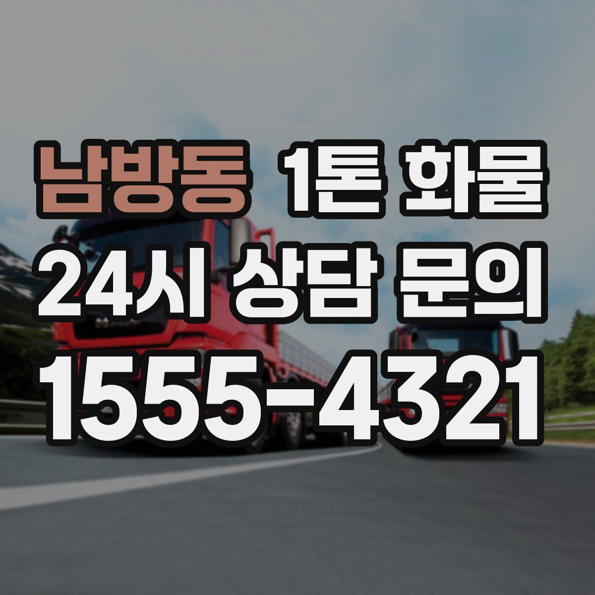 남방동 1톤 화물