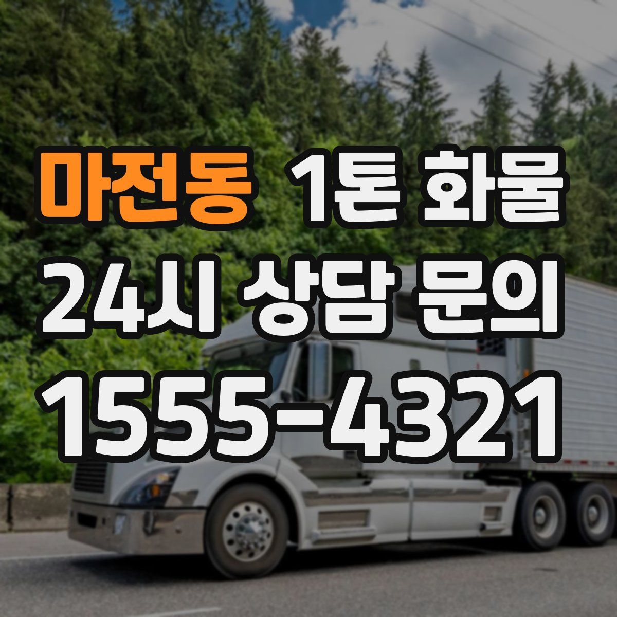 마전동 1톤 화물