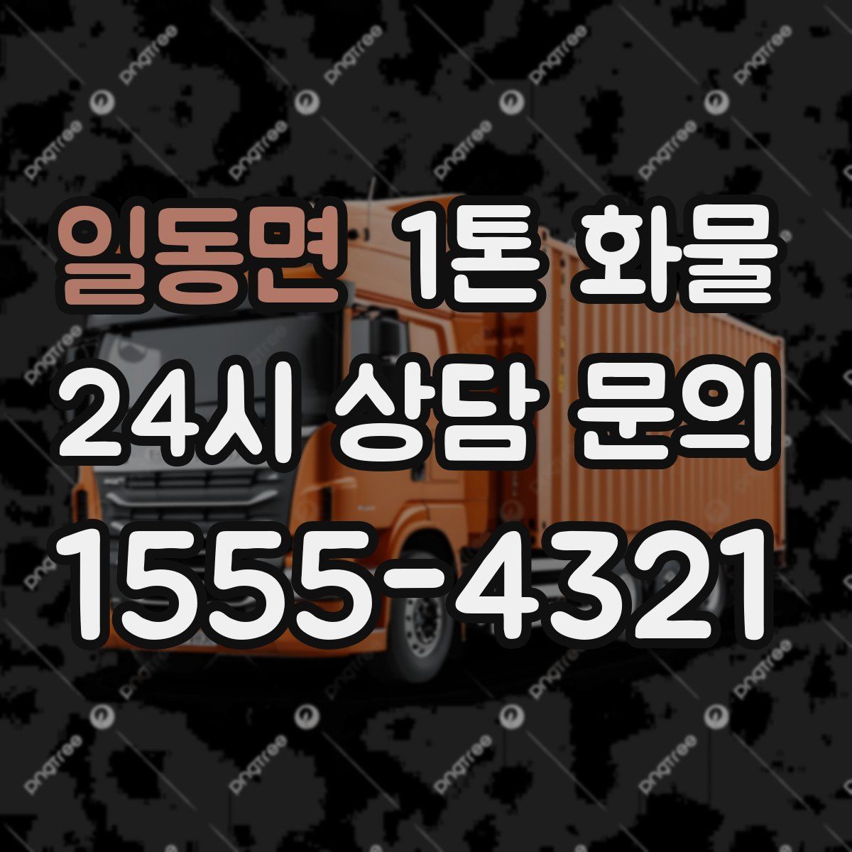 일동면 1톤 화물