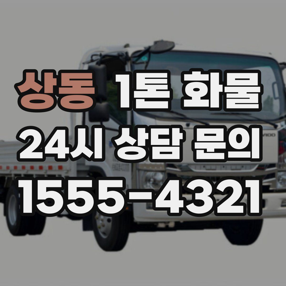 상동 1톤 화물