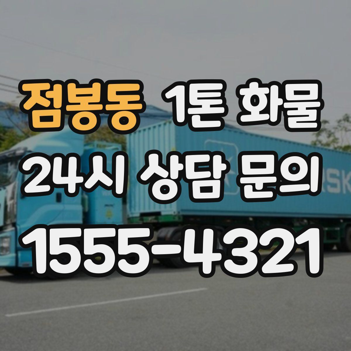 점봉동 1톤 화물