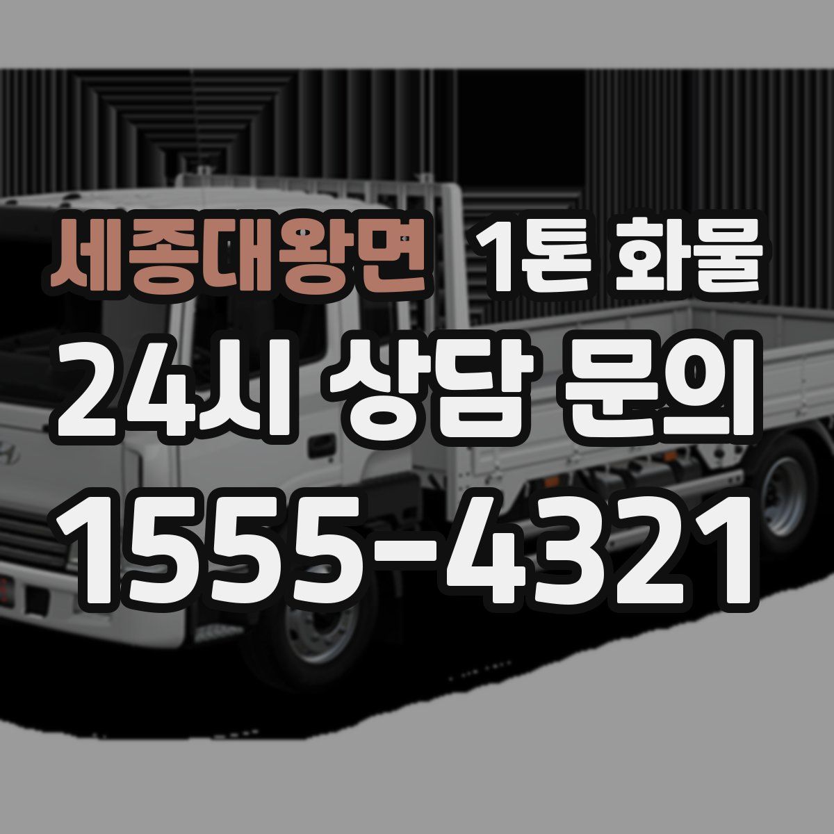 세종대왕면 1톤 화물