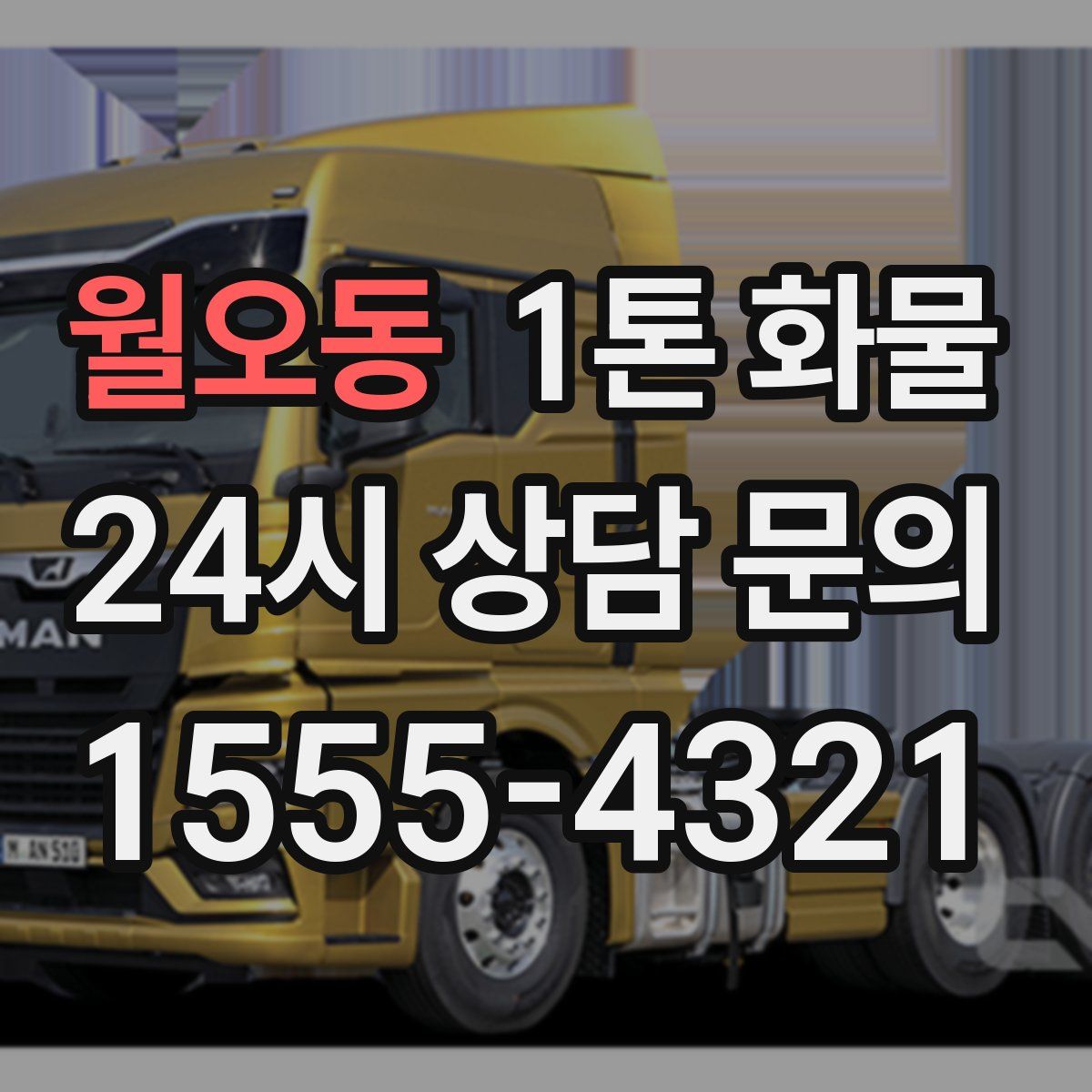 월오동 1톤 화물