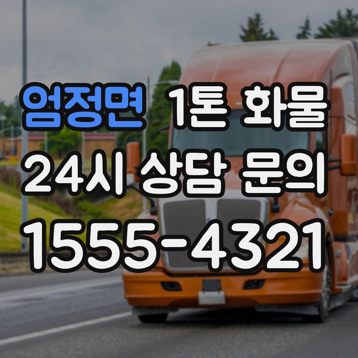 엄정면 1톤 화물
