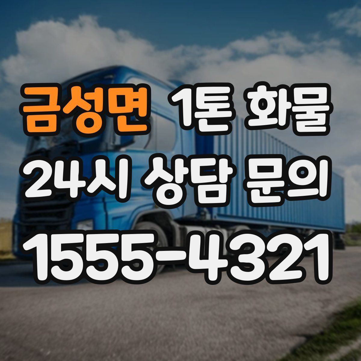 금성면 1톤 화물