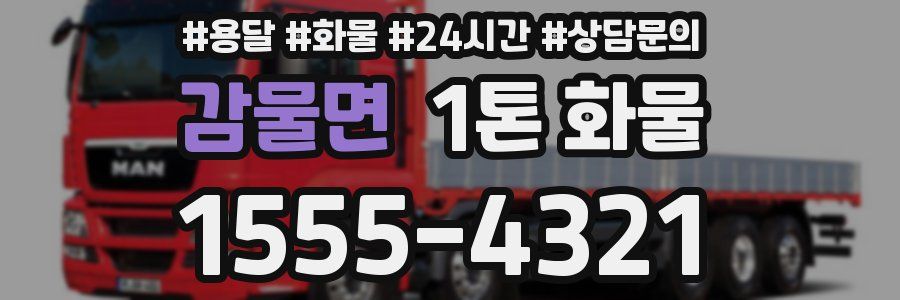 감물면 1톤 화물