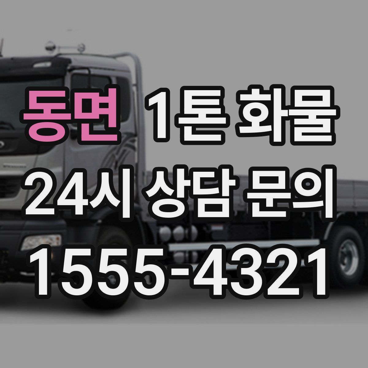 동면 1톤 화물