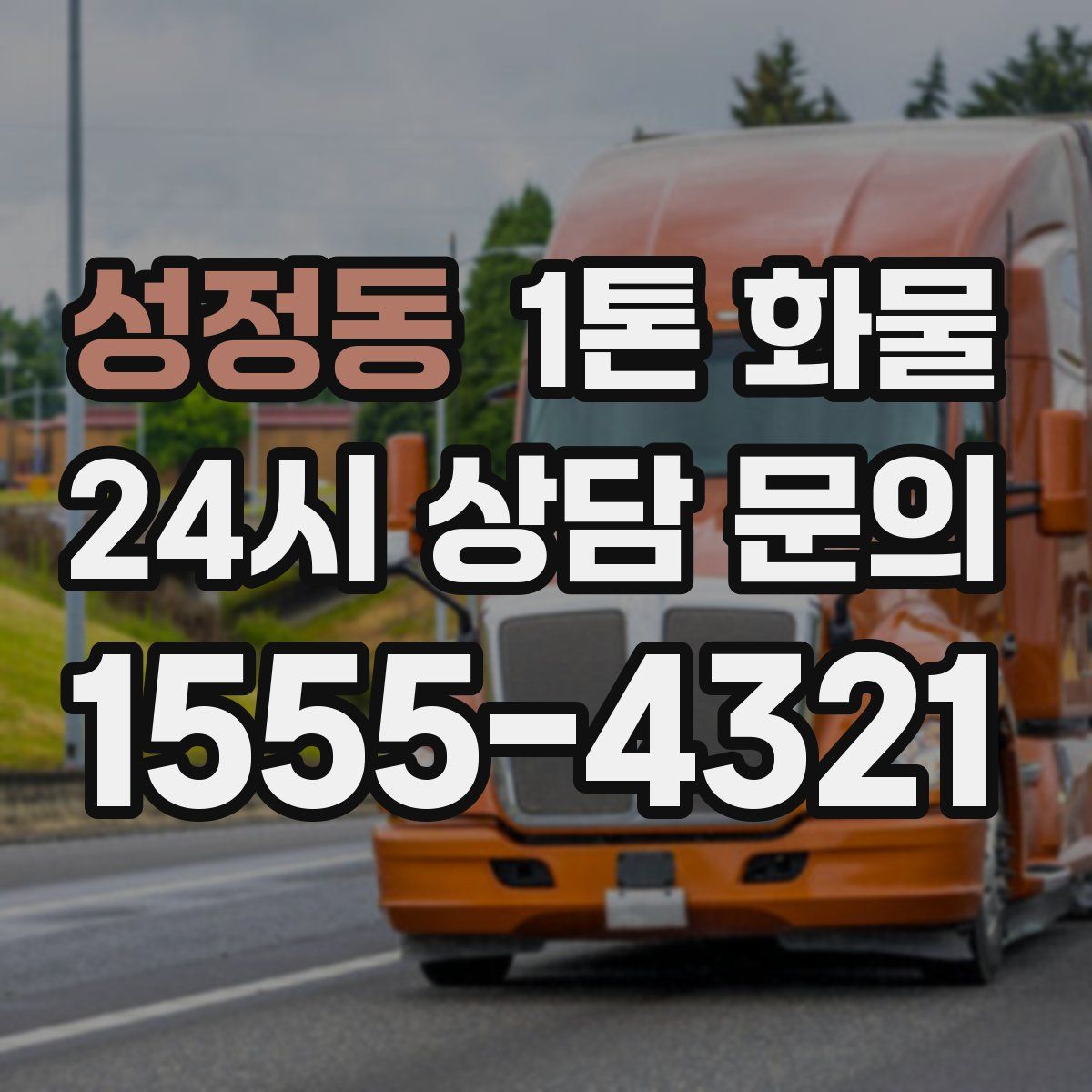 성정동 1톤 화물