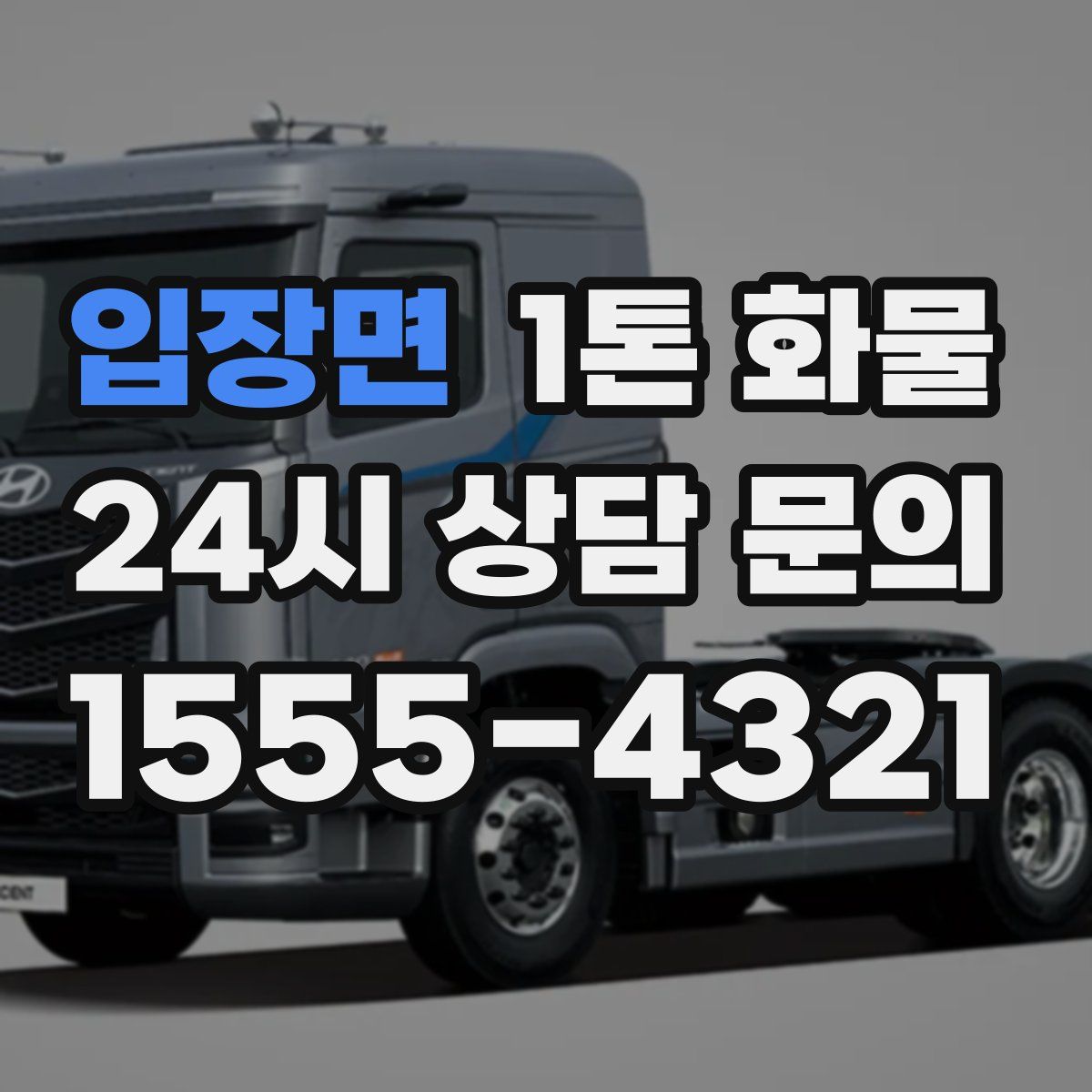 입장면 1톤 화물