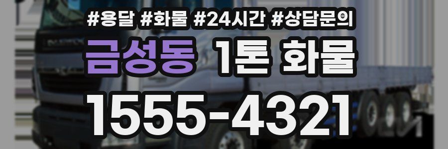 금성동 1톤 화물