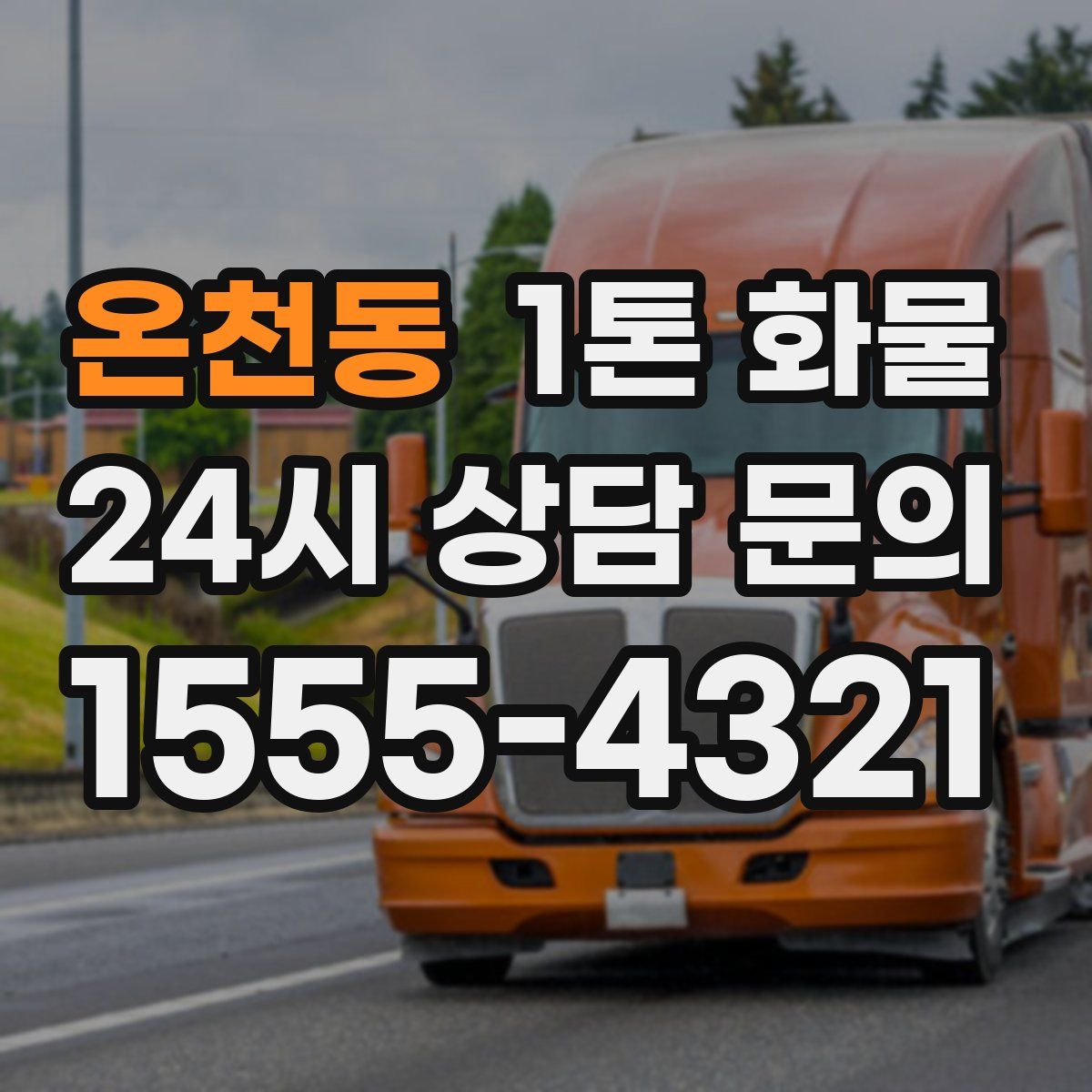온천동 1톤 화물