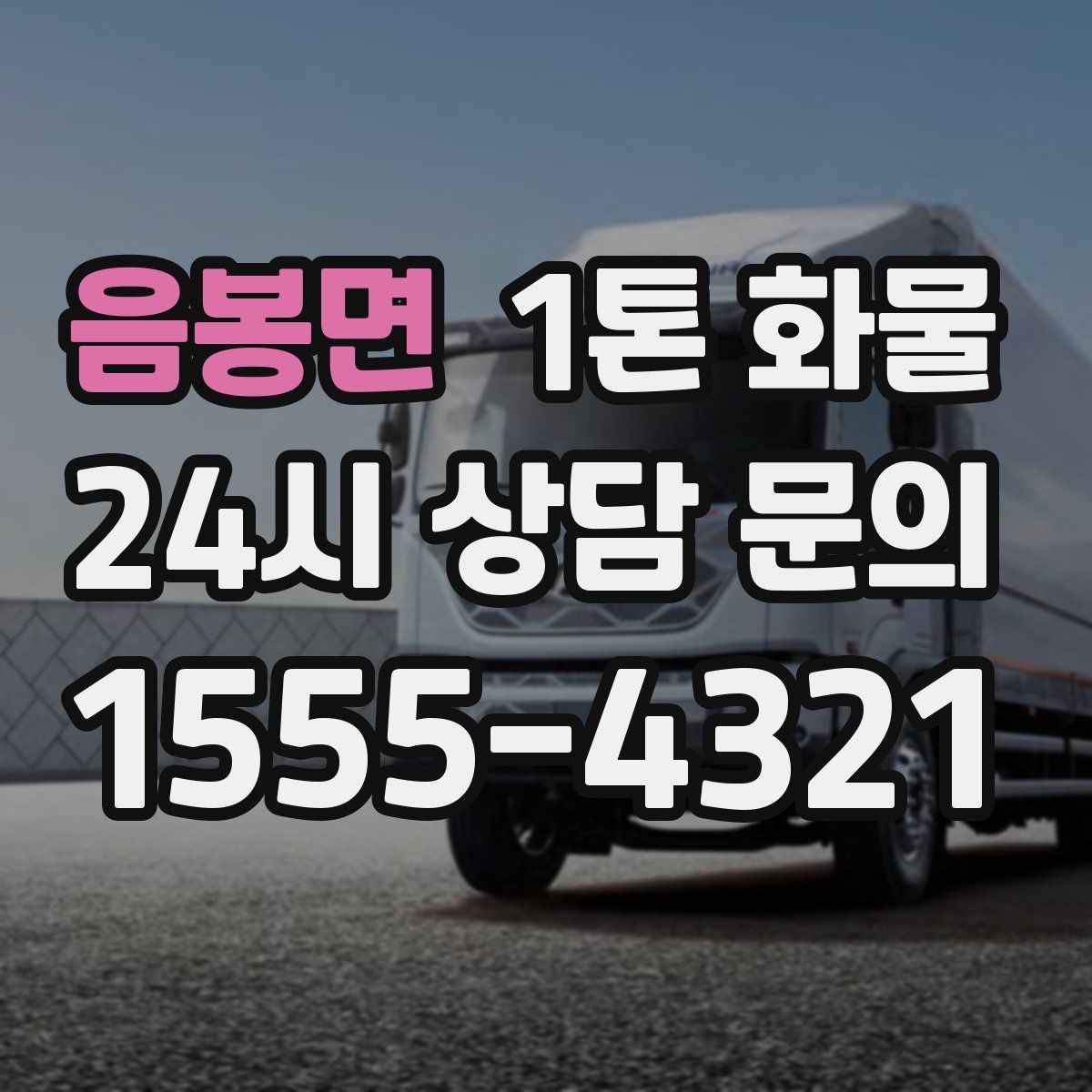 음봉면 1톤 화물