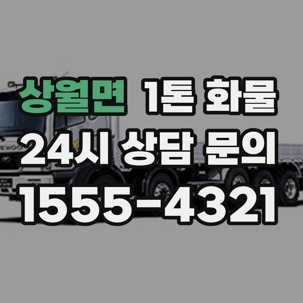 상월면 1톤 화물