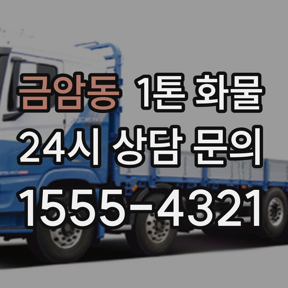 금암동 1톤 화물