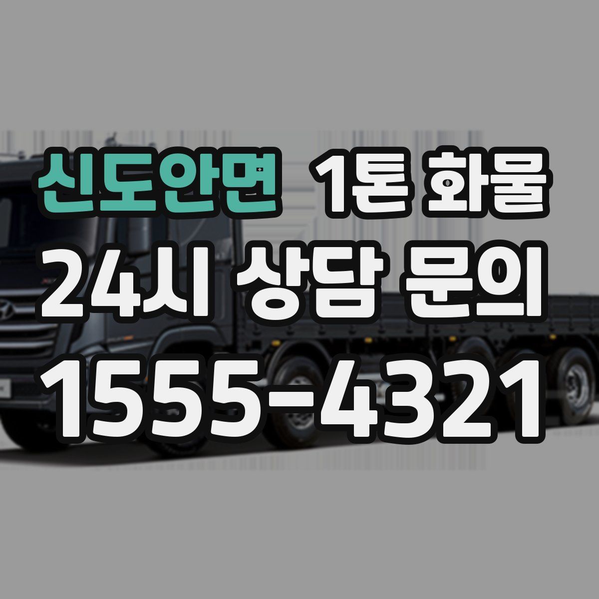 신도안면 1톤 화물