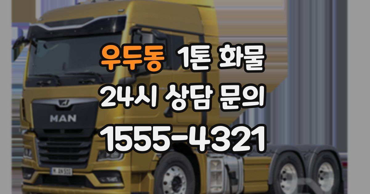 우두동 1톤 화물