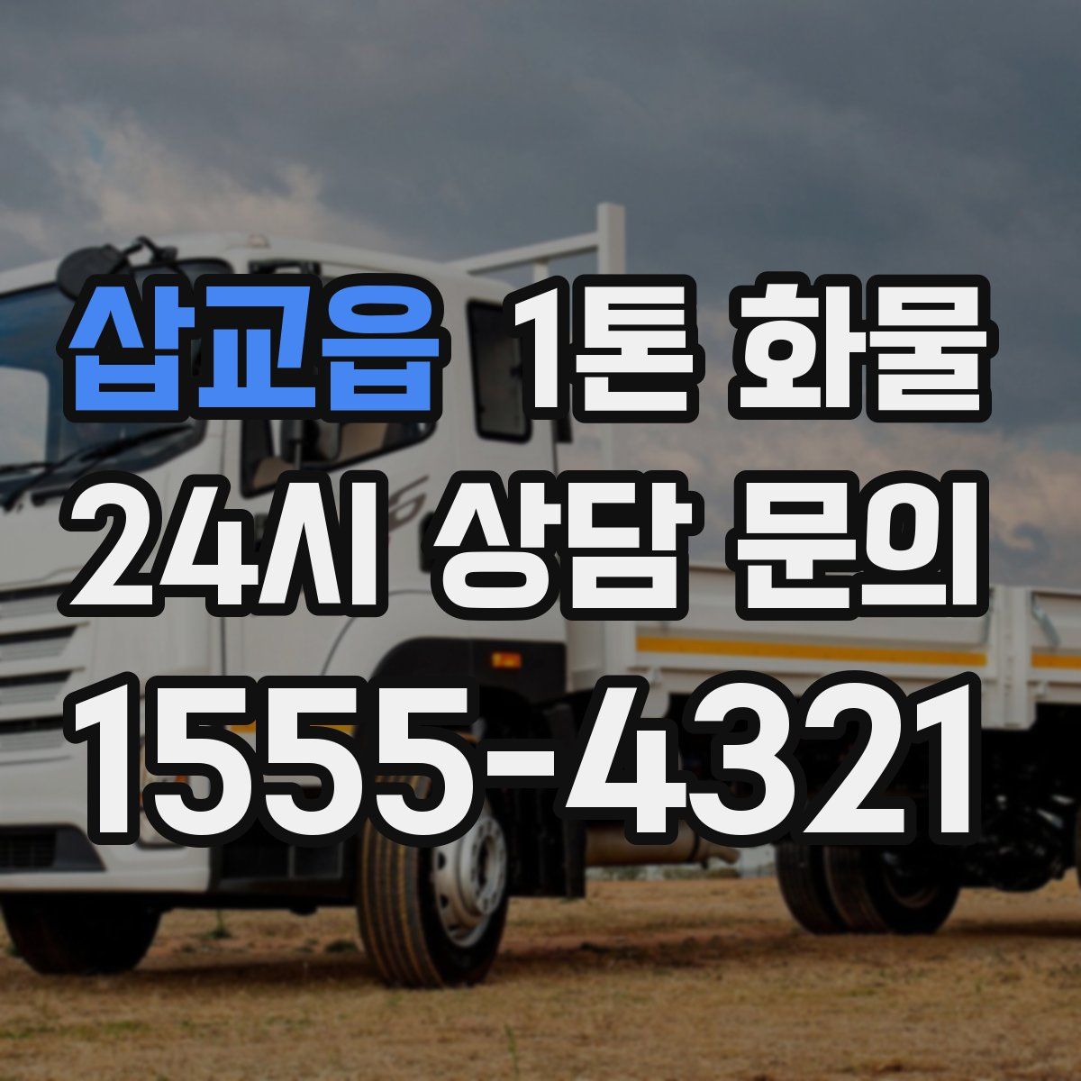 삽교읍 1톤 화물